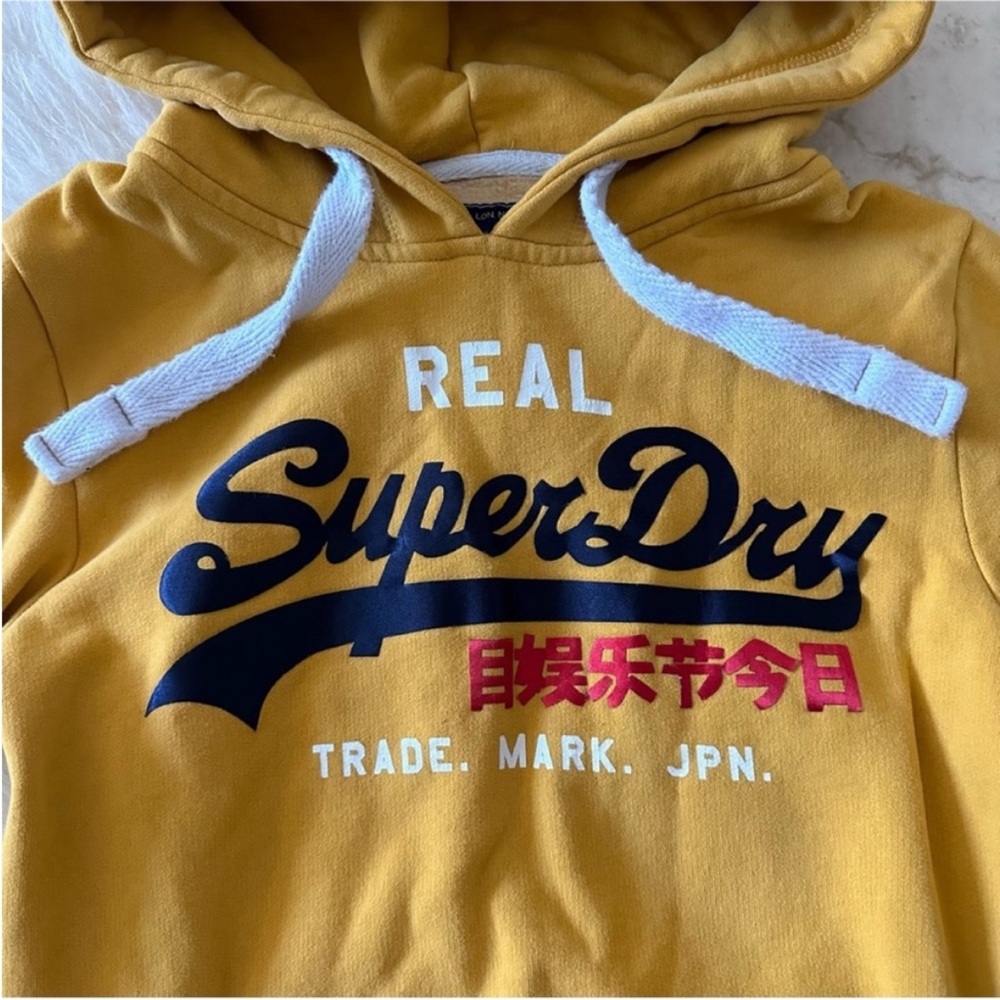 Superdry Japan Edition Vintage College Script Hoodie - Picture 4 of 8